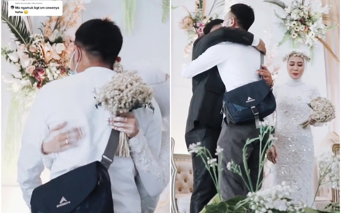 Xin phép chồng ôm bạn trai cũ lần cuối trong ngày cưới, cô dâu bị dân mạng chỉ trích Ảnh 2