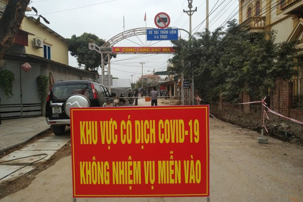  UBND thị xã Đông Triều phong tỏa thêm 11 xã, phường do có ca mắc COVID-19 mới. Ảnh: Tiền Phong