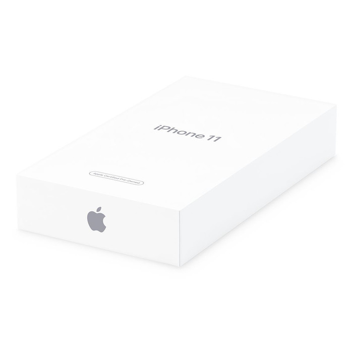 Những chiếc iPhone tân trang sẽ được đặt bên trong một chiếc hộp màu trắng với dòng chữ 'Apple Certified Pre-Owned'. (Ảnh: Apple)