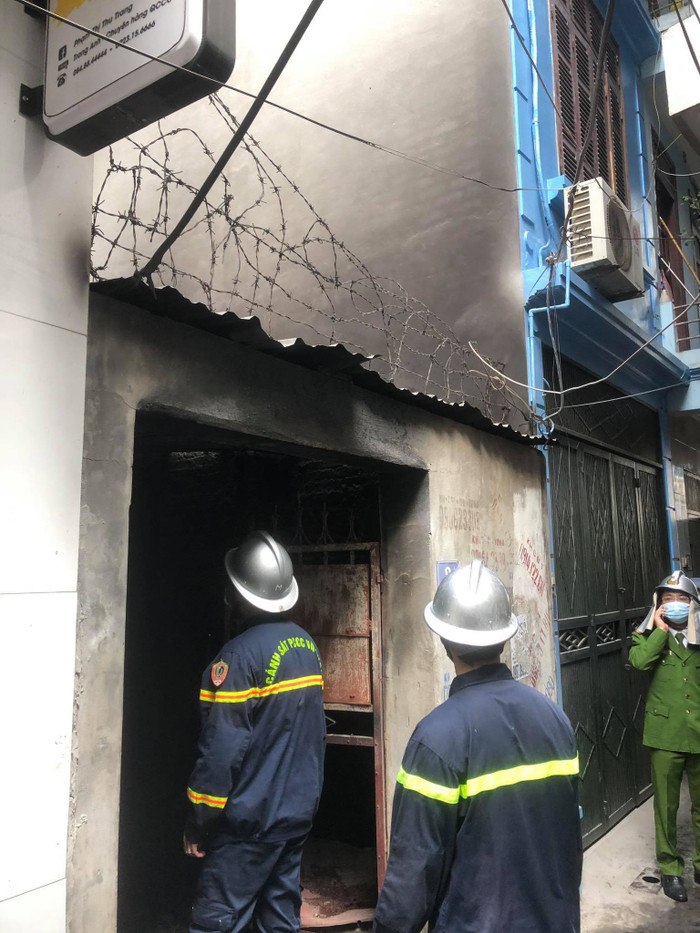 Khu nhà trọ nơi xảy ra hoả hoạn.