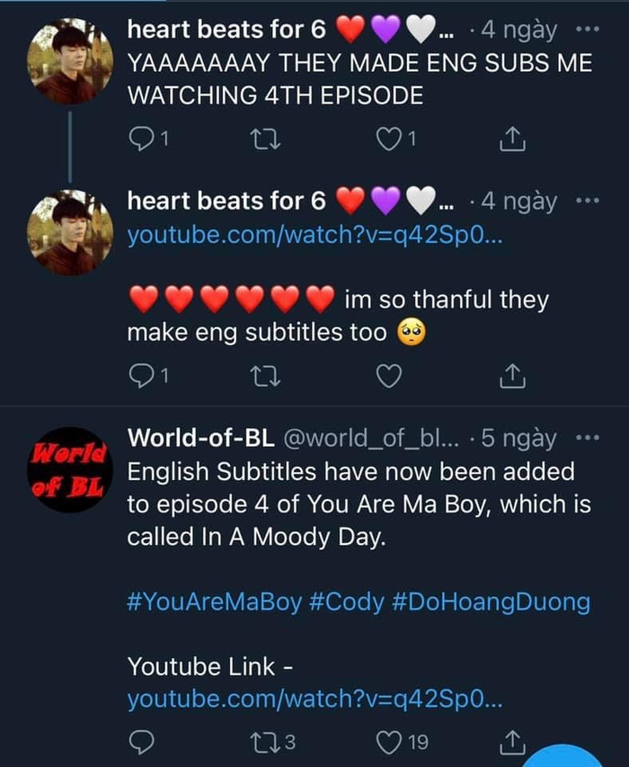 'Em là chàng trai của anh' được fan quốc tế hết lời khen ngợi, couple CoDu phủ sóng khắp mọi nơi Ảnh 5