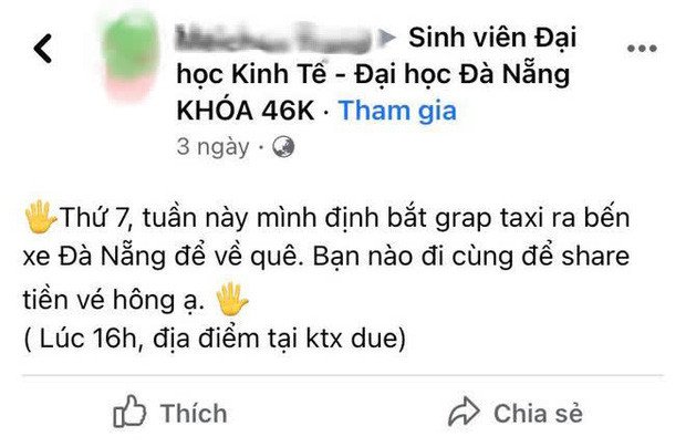 Thấy sinh viên đăng tìm người đi xe chung để tiết kiệm chi phí, vị phụ huynh có hành động gây xúc động Ảnh 3
