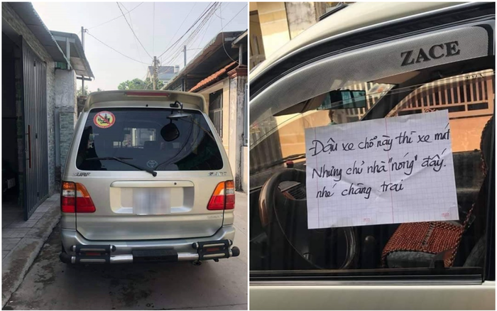 Phát hiện ô tô đậu chắn ngang cửa, chủ nhà 'dằn mặt' chủ xe bằng mẫu giấy với nội dung sâu cay Ảnh 2