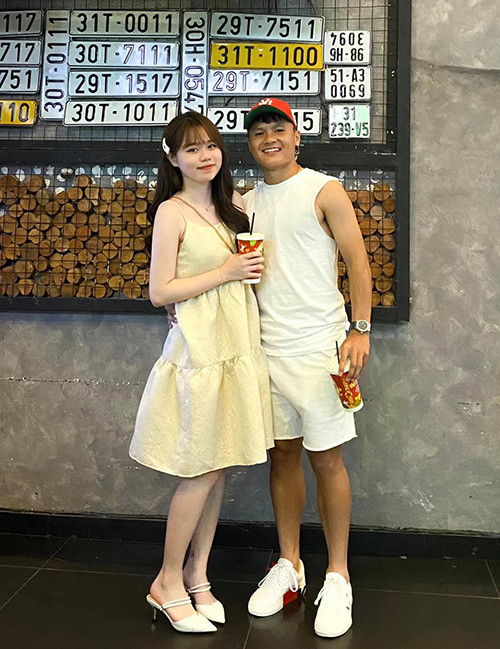 Huỳnh Anh và Quang Hải thời còn mặn nồng