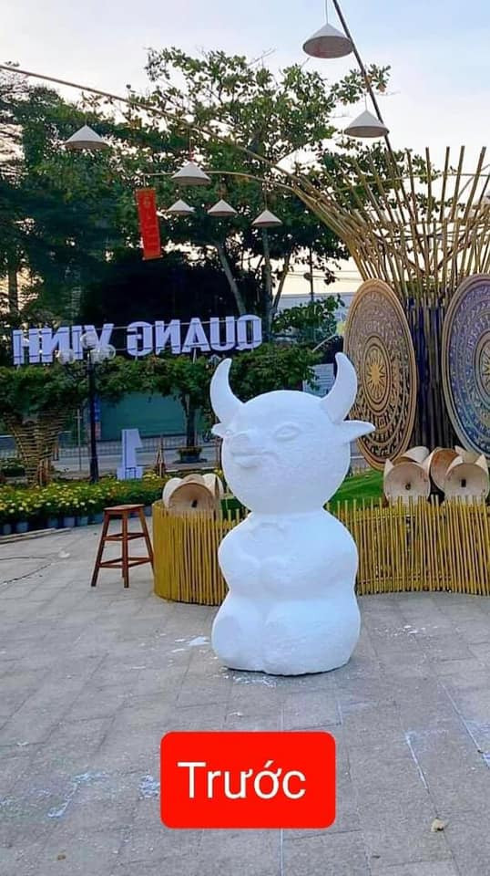 Đến hẹn lại lên, linh vật Tân Sửu khiến dân mạng phải 'cười lăn cười bò' trước tạo hình khó đỡ Ảnh 4