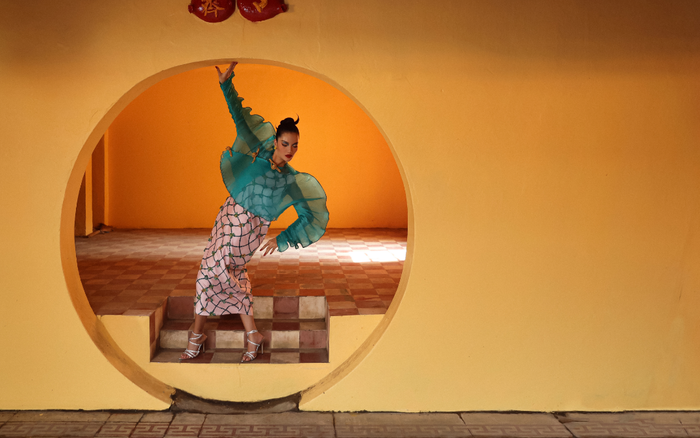 Lâm Bích Tuyền khoe thần thái tuyệt đẹp trên chính quê hương An Giang Ảnh 2