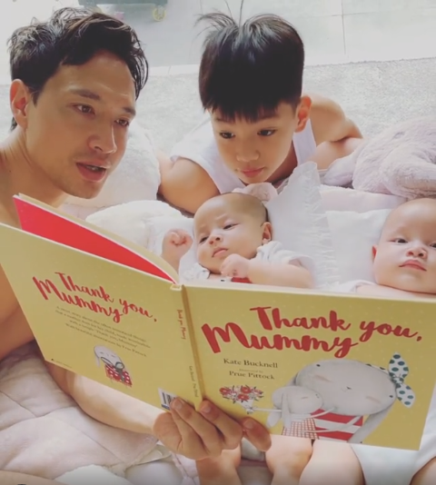 Khung cảnh ngọt ngào của gia đình Hà Hồ vào lúc sáng sớm khiến ai nấy tan chảy