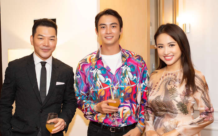 Vân Hugo áo dài nền nã hội ngộ Lãnh Thanh cá tính, Trần Bảo Sơn điển trai Ảnh 2