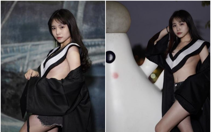 Mặc áo cử nhân không nội y chụp ảnh tốt nghiệp, nữ sinh gây tranh cãi dữ dội Ảnh 2