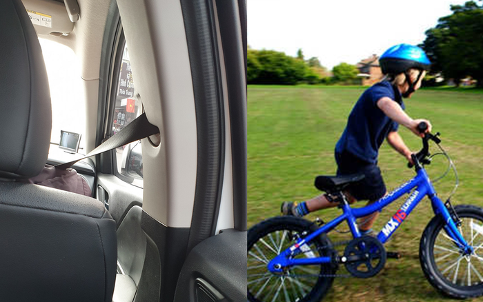 Va vào gương ô tô, cậu bé đã có hành động này khiến dân mạng xuýt xoa, ngưỡng mộ Ảnh 2