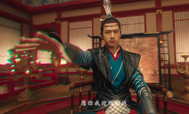 Lý Hiện trong vai trò là một tướng quân nhưng chiếc mũ kia trông 'hơi lúa' nếu so với vị trí đức cao vọng trọng của anh