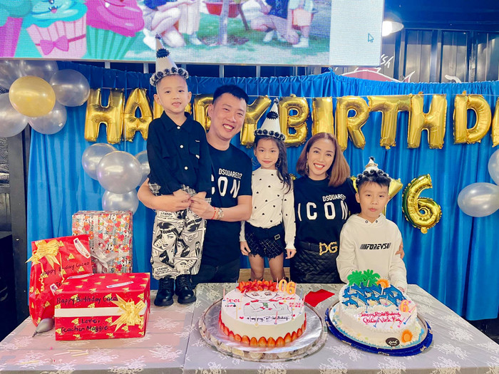 Vợ chồng Ốc Thanh Vân tổ chức tiệc mừng sinh nhật 6 tuổi cho con trai út ở nhà hàng của gia đình