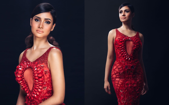 Anti-fan chê đầm dạ hội đối thủ Khánh Vân 'kinh dị' vì có hình ảnh nhạy cảm trước ngực Ảnh 2