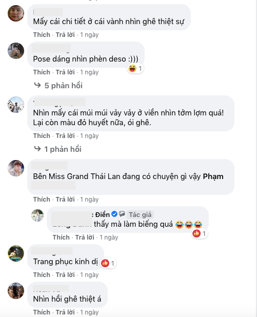 Bộ cánh bị fan sắc đẹp Việt chê 'kinh dị'.