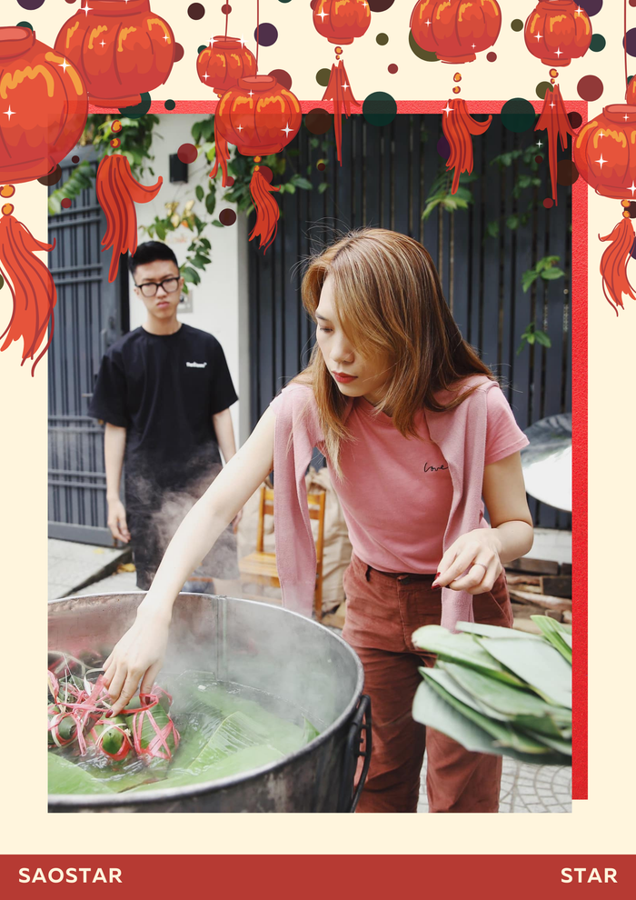 Mỹ Tâm khoe sự đảm đang chiều cuối năm.