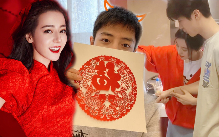 Sao Hoa Ngữ chào đón Tết Tân Sửu 2021: Tiêu Chiến đỏ rực ngày xuân, Phạm Băng Băng nấu ăn cùng em trai Ảnh 2