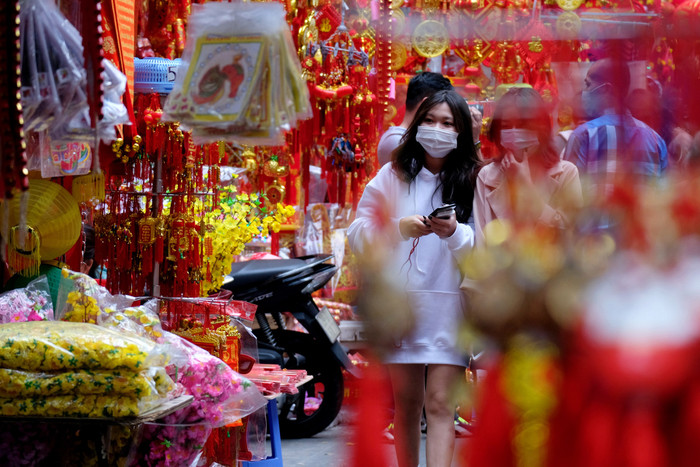 Tết Nguyên đán được xem là một sự khởi đầu mới, may mắn, vui vẻ và hạnh phúc hơn. (Ảnh: EPA)