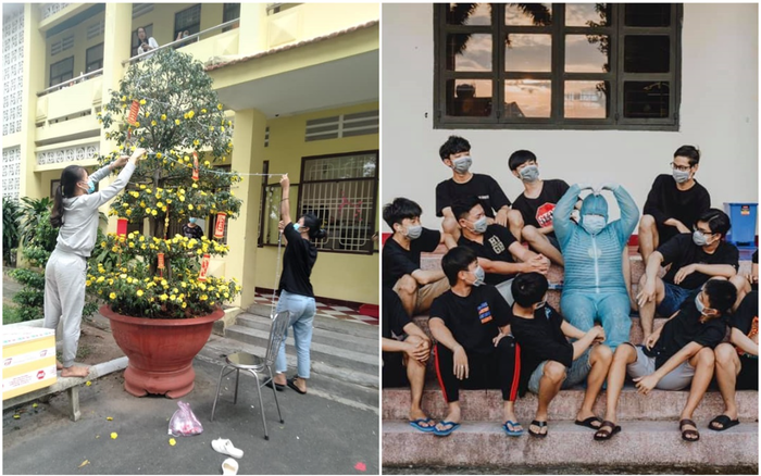 Tết đặc biệt của sinh viên Đại học Thủ Dầu Một trong khu cách ly Ảnh 2