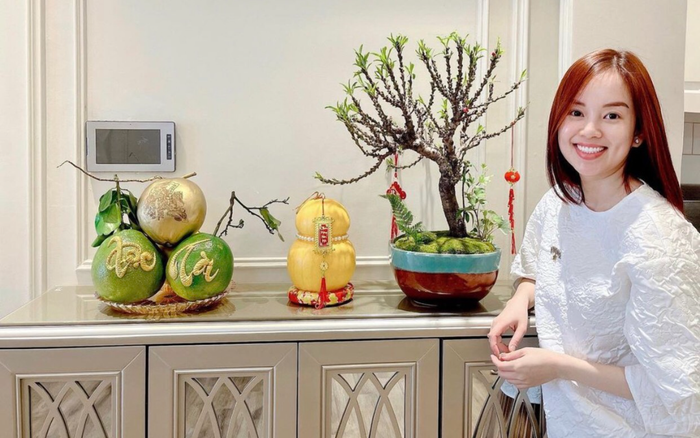 Đón năm Tân Sửu, Ly Kute cùng con trai trang hoàng căn hộ tiền tỉ lộng lẫy với đầy đủ tiện nghi Ảnh 2