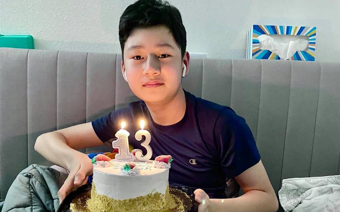 Con trai Quang Dũng - Jennifer Phạm gây bất ngờ vì vẻ ngoài điển trai, giống bố y đúc Ảnh 2