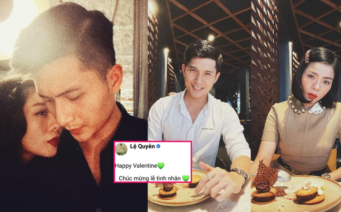 Lệ Quyên khoe ảnh thân mật với Lâm Bảo Châu, thức đến 12h đêm mừng lễ Valentine đầu tiên bên nhau? Ảnh 2