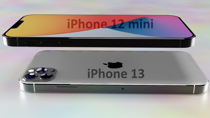 Bản dựng iPhone 13 mini. (Ảnh: #iOS beta news / YouTube)