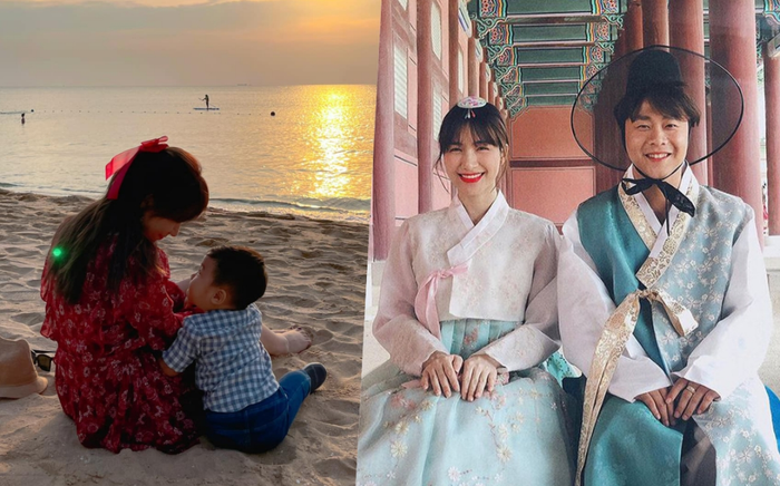 Đầu năm, ông xã Hòa Minzy công khai ảnh con trai đầu lòng: 'Công chúa Hoa dâm bụt' đã lên chức mẹ? Ảnh 2