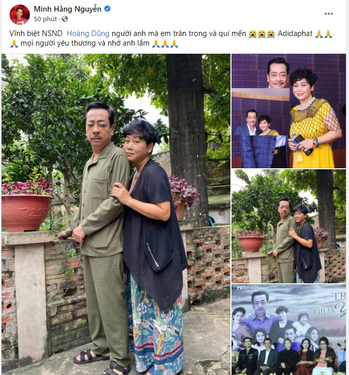 Dàn sao 'Trở về giữa yêu thương' đau xót tiễn NSND Hoàng Dũng: Sẽ không có cơn đau nào làm phiền thầy nữa Ảnh 8