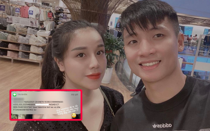 Bùi Tiến Dũng tặng quà Valentine 'khủng' cho Khánh Linh kèm lời nhắn táo bạo Ảnh 2