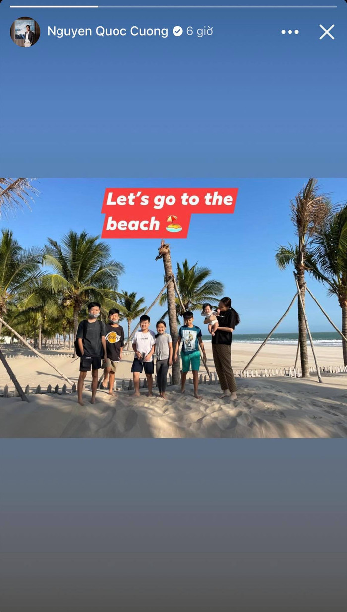 Subeo cũng đi cùng vợ chồng Cường Đô La và Đàm Thu Trang