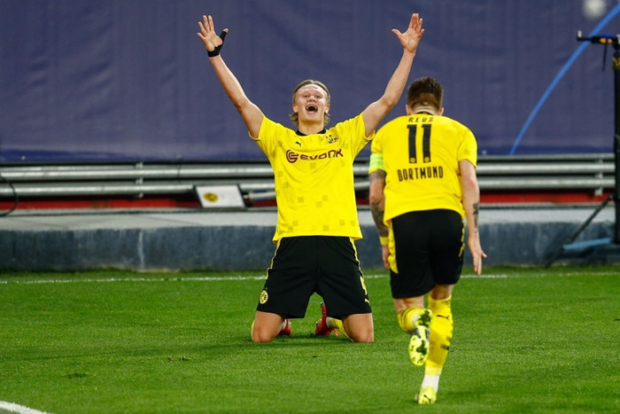 Haaland có phong độ ghi bàn đáng nể ở Champions League.