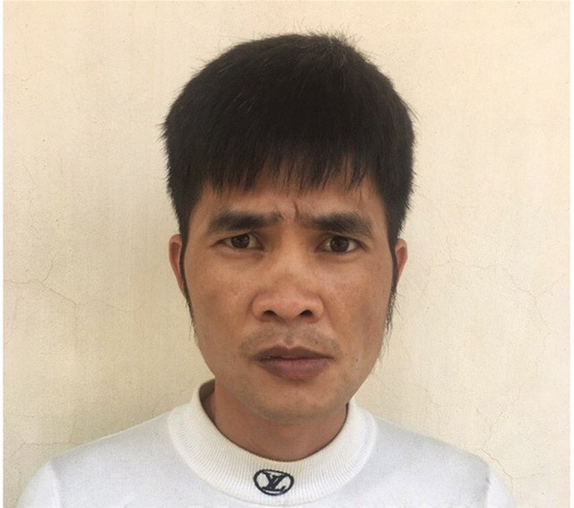 Vũ Văn Tập tại cơ quan công an.