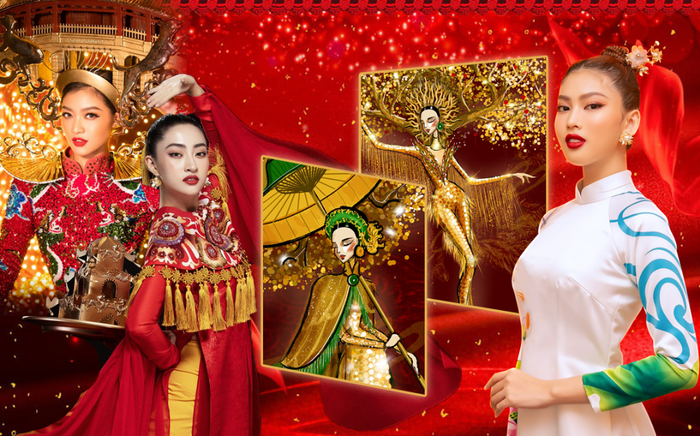 Lương Thùy Linh, Kiều Loan tư vấn National Costume cho Ngọc Thảo: 'Đi thi nhớ mang vương miện về' Ảnh 2