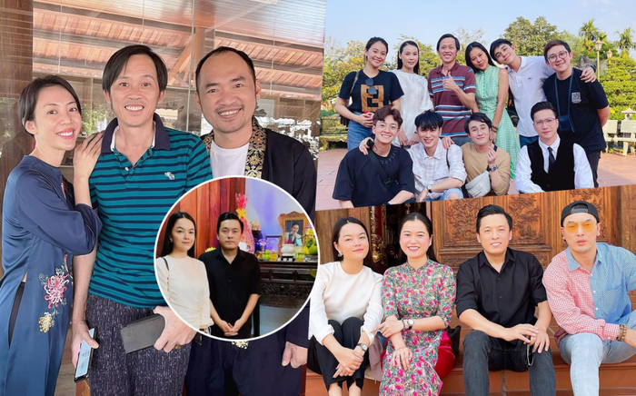 Đầu năm, Thu Trang - Tiến Luật cùng hội sao Việt đến đền thờ Tổ thăm NS Hoài Linh, tưởng nhớ NS Chí Tài Ảnh 2