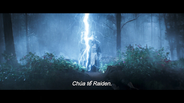 Chúa tể Raiden do Tadanobu Asano (Midway, Thor: Ragnarok, Thor: The Dark World) thủ vai