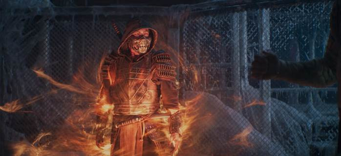 Hanzo Hasashi / Scorpion, Ninja Lửa do Hiroyuki Sanada (Avengers: Endgame, 47 Ronin, The Wolverine) thủ vai. Câu thoại trứ danh “Get over here!” của nhân vật này cũng được đưa từ game lên phim.