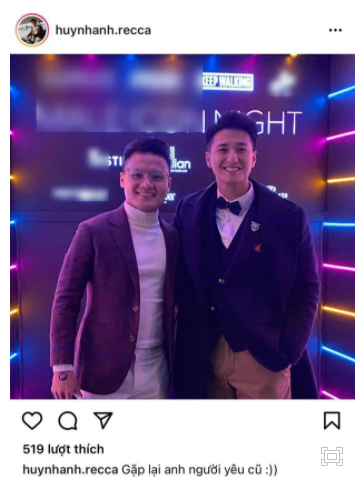 Ảnh chụp Instagram nam diễn viên Huỳnh Anh