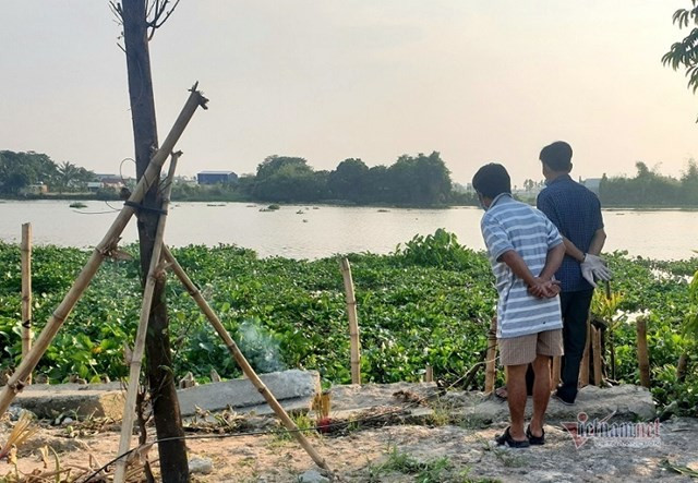 Khu vực phát hiện thi thể nạn nhân. Ảnh: Vietnamnet
