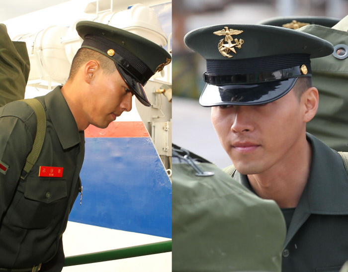 Vào ngày 29 tháng 4 năm 2011, Hyun Bin người đã có kỳ nghỉ đầu tiên sau khi gia nhập Thủy quân lục chiến. Khi nhập ngũ Hyun Bin không chỉ khoe được vẻ đẹp hoang sơ của mình mà còn có được vóc dáng mạnh mẽ.