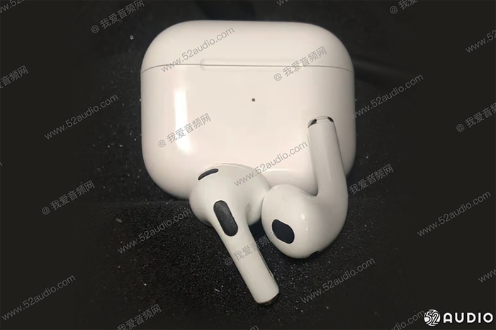 Hình ảnh rò rỉ được cho là của AirPods 3. Ảnh: 52audio