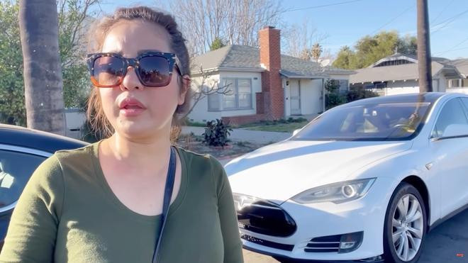 Ảnh cắt từ video clip của diễn viên Thúy Nga