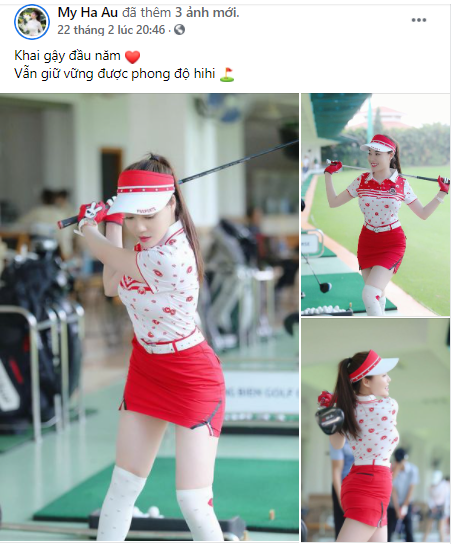 Âu Hà My đăng ảnh chơi golf xinh rạng ngời, bất ngờ hé lộ về mối quan hệ hiện tại với chồng cũ Trọng Hưng Ảnh 2