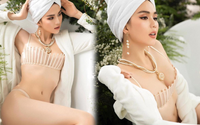 Ngọc Trinh mặc nội y xuyên thấu vẫn cực sang, khoe dáng trong bồn tắm đúng chuẩn quý cô thượng lưu Ảnh 2