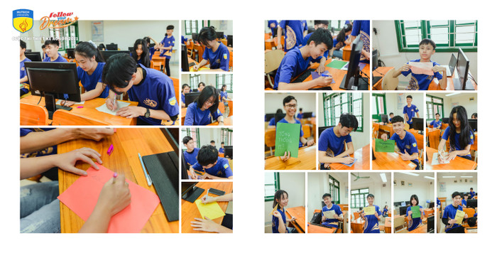 Cuộc thi còn nhắc nhớ các teen THPT về ước mơ, hoài bão và dám thực hiện. Tập thể 10 Chuyên Tin - THPT Lê Quý Đôn (Quảng Trị) cùng nhau mơ lớn, thực hiện bộ hình ngay phòng thực hành quen thuộc.                                                                                                                                                                                             