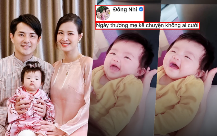 Đông Nhi khoe clip con gái cười toe toét, fan rần rần vì quá đáng yêu: 'Sao y bản chính' từ bố Thắng Ảnh 2