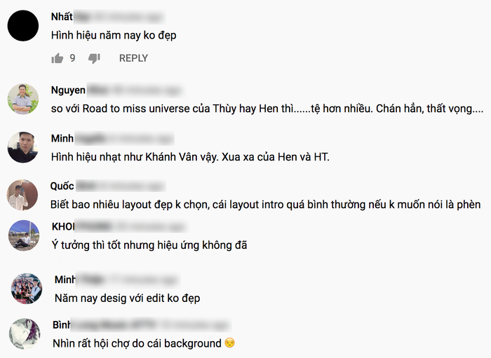 Được đánh giá cao về ý tưởng, tuy nhiên hình ảnh và hiệu ứng của hình hiệu đa số bị fan chê và thẳng thắn góp ý.
