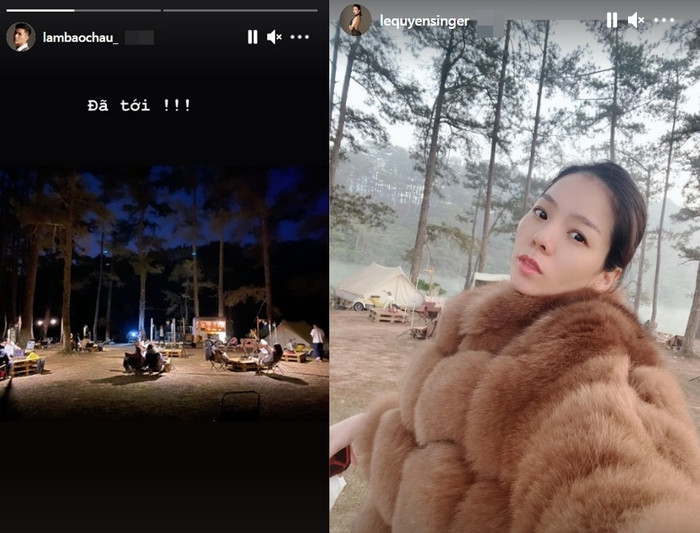 Lệ Quyên và Lâm Bảo Châu đang du lịch tại Đà Lạt.