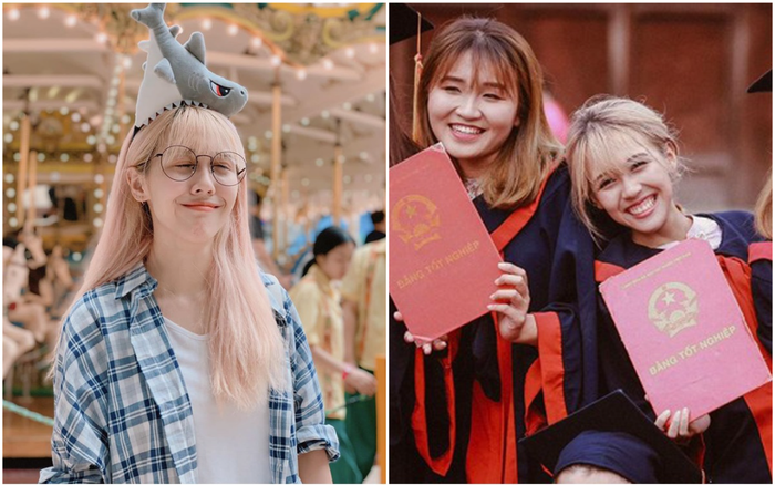 Lên nhận bằng tốt nghiệp đại học, Hậu Hoàng không quên thể hiện độ mặn mòi xứng danh 'thánh lầy' Ảnh 2