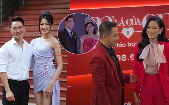 Hình ảnh người đàn ông ôm eo Đỗ Thị Hà gây chú ý sau tranh cãi 'khó chịu' với nam đồng nghiệp Ảnh 2