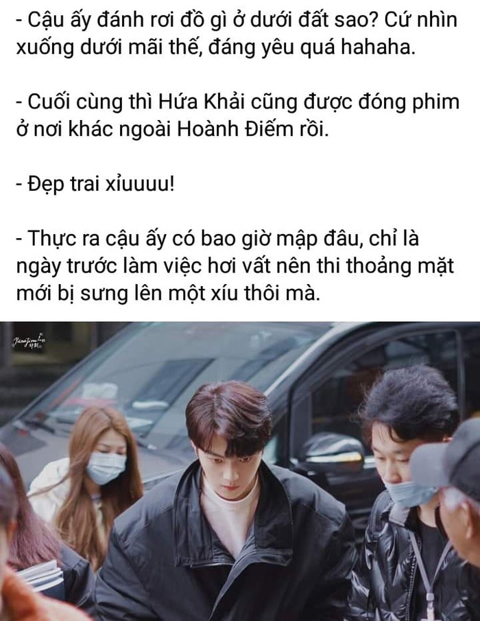 Đông đảo khán giả để lại bình luận khen ngợi về nhan sắc đỉnh cao của Hưa Khải dù lộ dấu hiệu giảm cân.